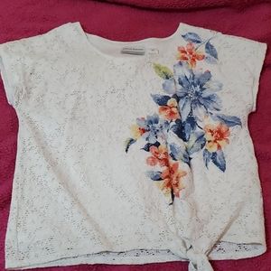 Womens white lace shirt